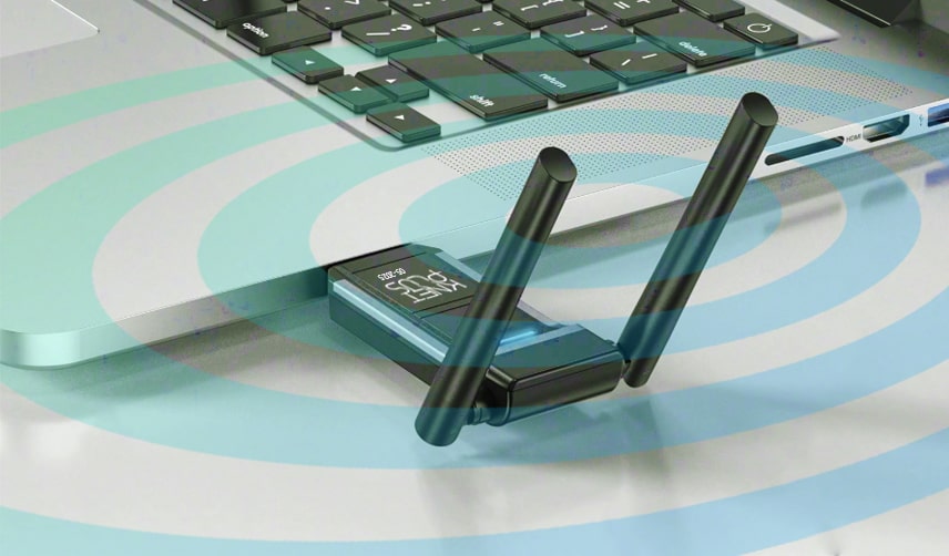 دانگل USB وای فای آنتن دار
